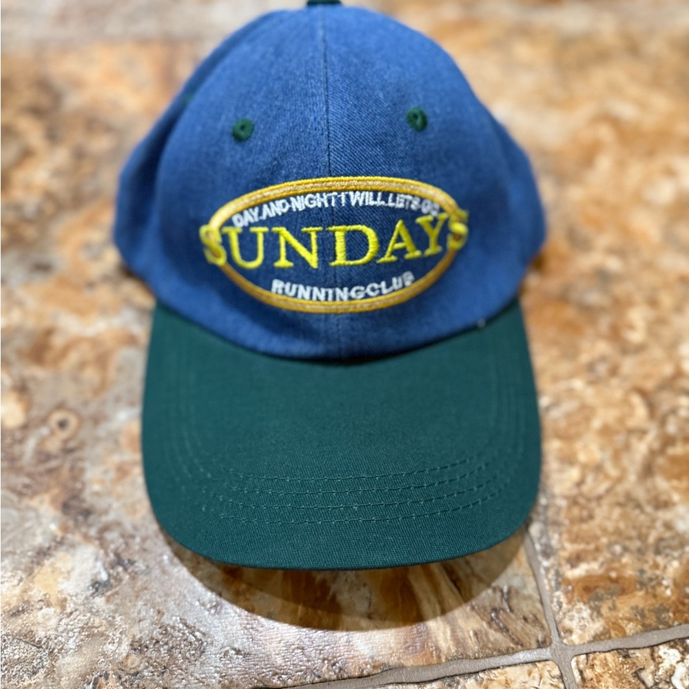 Sunday Blue and Green Cap